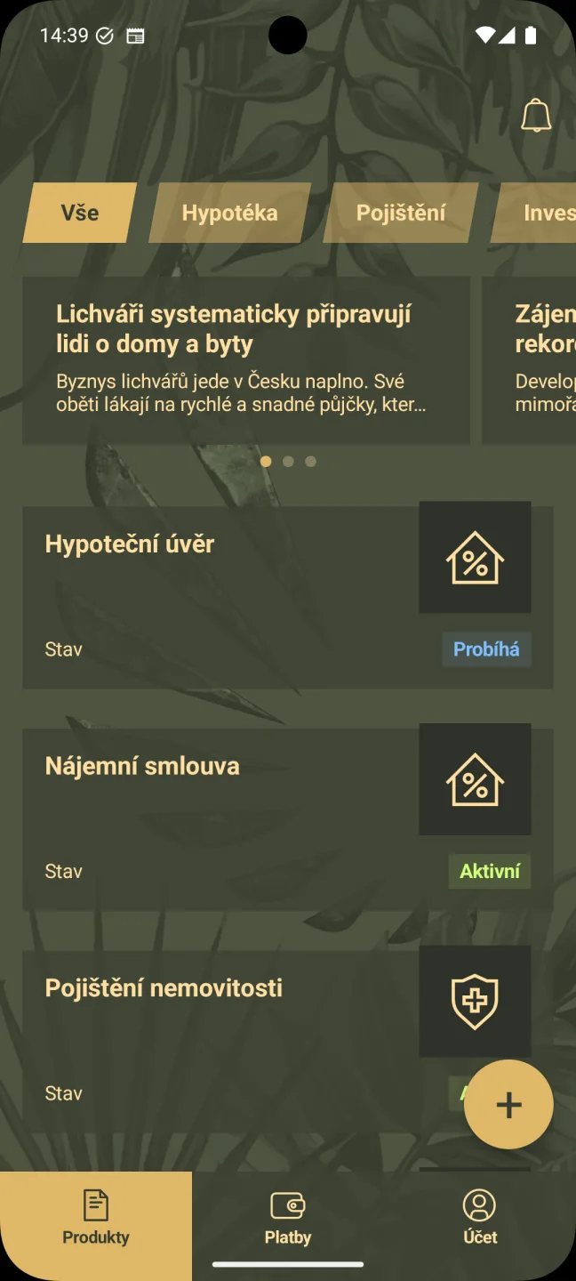 Aplikace ŠO Finance